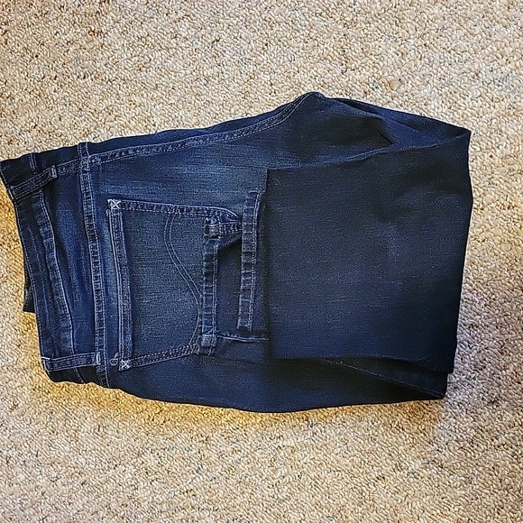 Lee Womens Midrise Skinny Jeans - Dark Blue - Picture 3 of 5